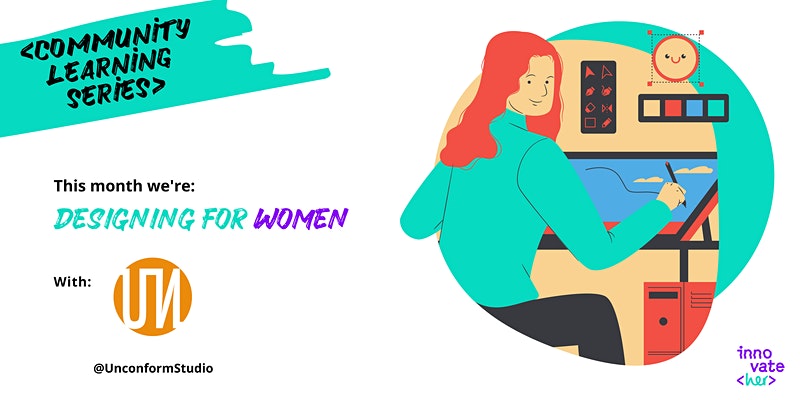 innovateheruk's tweet photo. #ProudPartners 🔈

How do we expect #WomenInTech to thrive, without asking how we might design #TechForWomen?💭

In our next #CommunityLearningSeries, we are teaming with @unconformstudio to discuss, explore &amp; seek practical solutions to design for women.

https://t.co/9ScCM1POW9 https://t.co/T0ZiSMWKjo