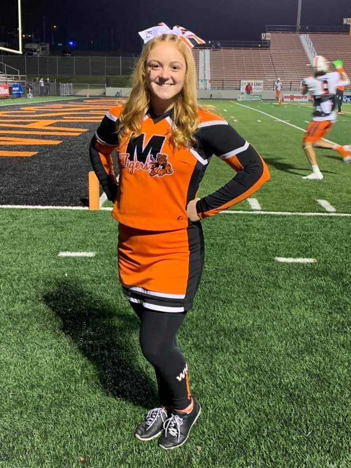 Tiger_cheer_WHS's tweet photo. Senior Spotlight 📣📣
Kaylee Brown
Kaylee has made it to the 2nd round of cheer tryouts at Clemson.
We are so proud of her and wish her the best of luck this weekend!! Show them what a TRUE Tiger is all about!!!! TIG!!!!!!! https://t.co/nYidgbvvD8