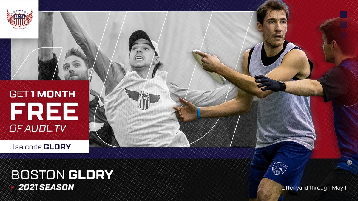 We get messages that say things like "we love you so painfully much how can we watch you this year?" So we are happy to share that this is one way! All of our games will be on AUDL.tv and you can get the first month FREE if you sign up by 5/1. #ForGlory