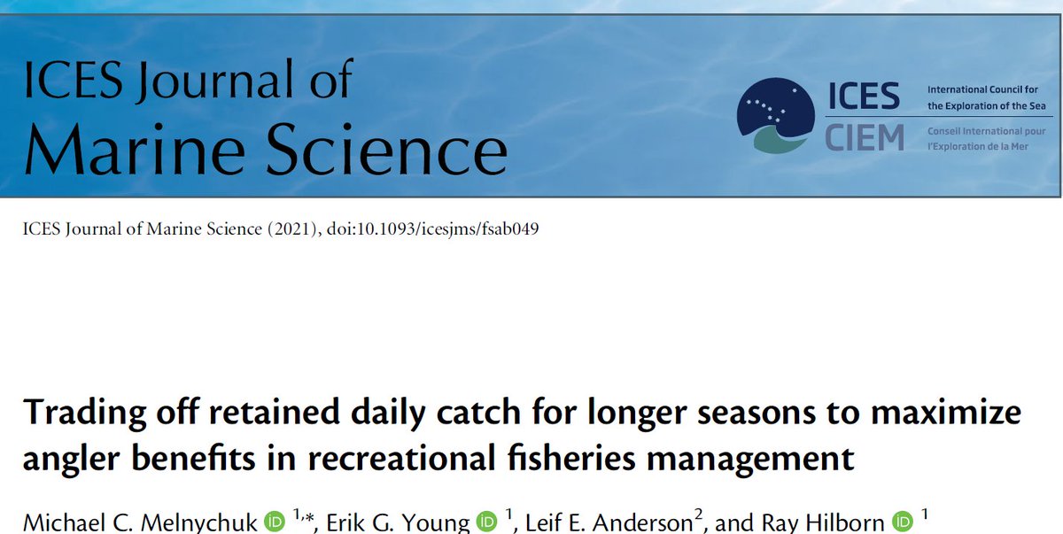 Ray Hilborn (@hilbornr) on Twitter photo New in the ICES Journal of Marine Science - <a href="/hilbornr/">Ray Hilborn</a> @ICES_ASC <a href="/OxfordJournals/">Oxford Journals</a> <a href="/OUPAcademic/">Oxford Academic</a> – tinyurl.com/a3m2bzws New in the ICES Journal of Marine Science - <a href="/hilbornr/">Ray Hilborn</a> @ICES_ASC <a href="/OxfordJournals/">Oxford Journals</a> <a href="/OUPAcademic/">Oxford Academic</a> – tinyurl.com/a3m2bzws