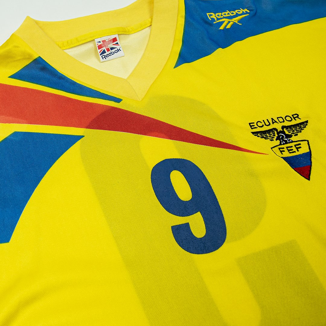 New to the CFS Museum 🏛️ Ecuador 1993 Home shirt worn against