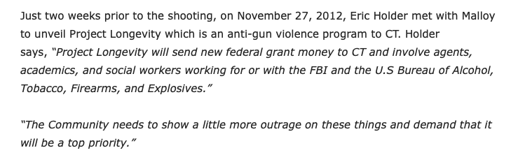 MRSRedVoteR's tweet image. Same reason Holder visited Connecticut November 2012.
#ProjectLongevity
Gov Dannel Malloy
#StickyIssue