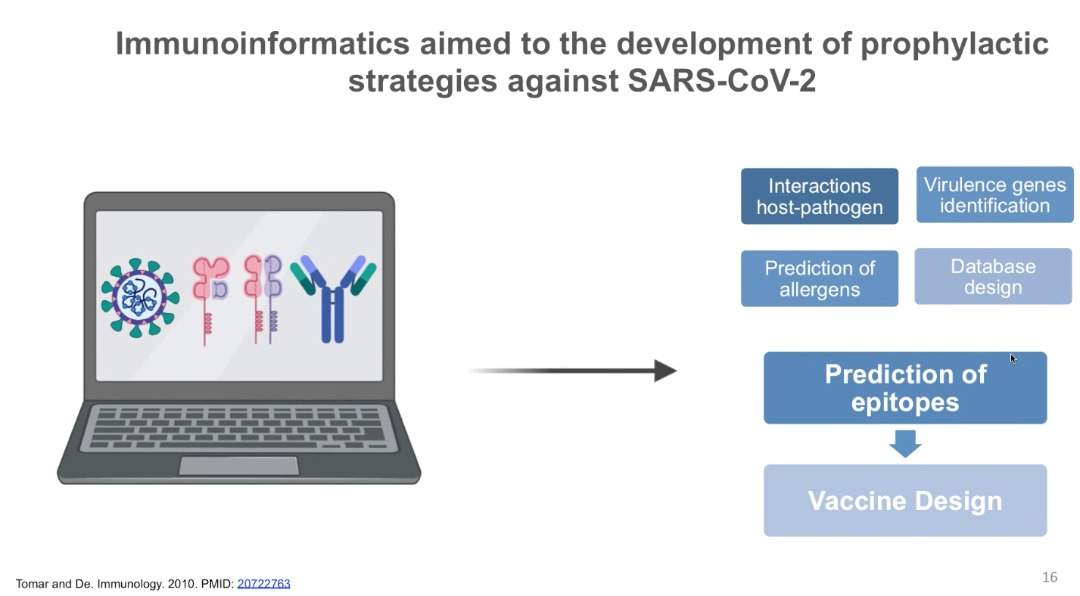 rpucheq's tweet photo. #Ahora | Marchan: "Podemos desarrollar un pipeline que ayuda a identificar diversas moléculas de interes" #immunoinformatics #Bioinformatics #immunology #BioinformaticaEnVenezuela https://t.co/w3djNOxK0C