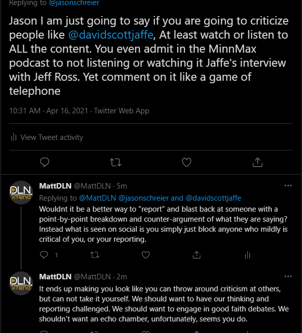 MattTDN's tweet photo. Stay classy #gamingjournalists this is how the "biggest and best" of you hands criticism. #gamingjournalism loves to give criticism but sure as heck can not seem to take it. https://t.co/vfwONnCg6S