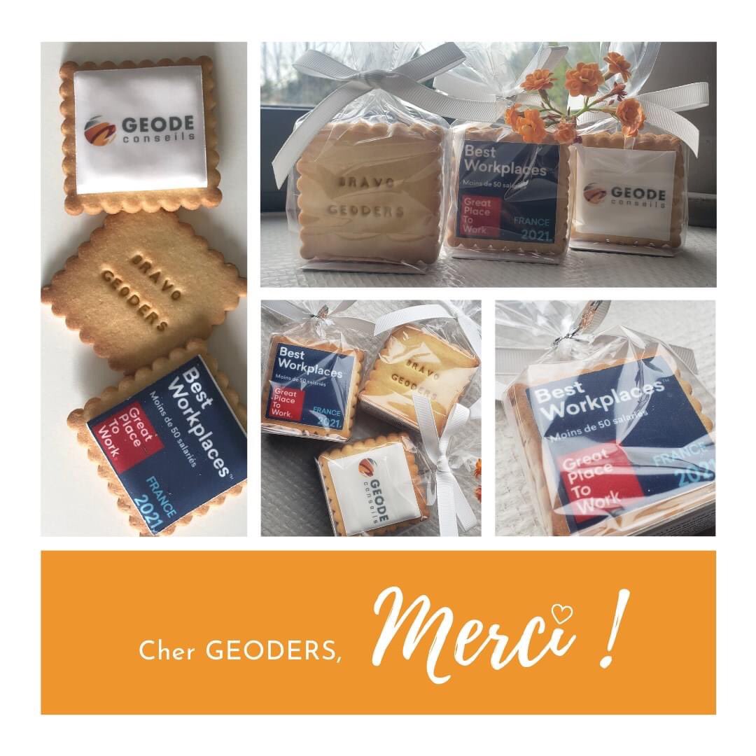 [MERCI GEODERS]
Car chacune de nos réussites est collective, voici une petite attention pour remercier les GEODERS de faire de nous une entreprise où il fait bon travailler. 😋 🧡

#gourmandise #equipegourmande #onprendsoindenosGEODERS
#GPTW #Bestworkplace2021