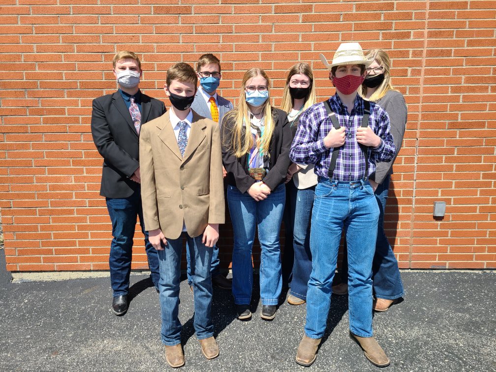 Competing in Area Livestock yesterday the team took 3rd place overall with Hailey Orem placing 2nd as an individual and Austin Orem placing 9th! Congratulations to all!