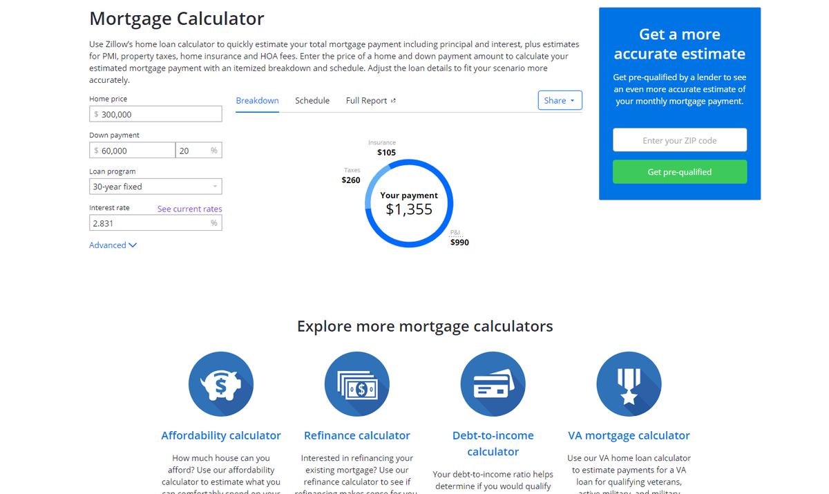 William64720545's tweet photo. A good way to convert passive viewers to active participants is through #premiumcontent.

@zillow provides various #interactivetools such as Mortgage Calculator to attract website visitors, engage with them and convert them into users.

https://t.co/dRrHFIwJVu
#uwamktg1 https://t.co/WXj68Yj02X
