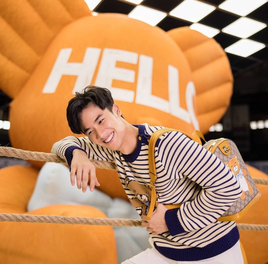 Day 356:  @Tawan_V, you looked so cute in this photo! I hope you'll soon have a collaboration with Gucci or other brands as well. I love you  #Tawan_V