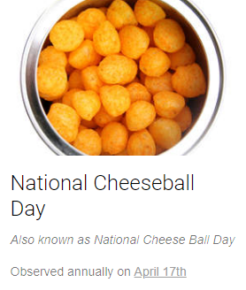 Hey guess what tomorrow is? Happy birthday, cheeseball! 