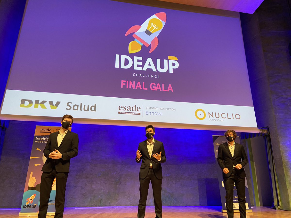 Arrenca la Gala Final del Ideaup  Challenge organitzada per @ESADE #Ennova 🔝🔝🔝🔝

Podeu seguir-ho en directe 👉
ow.ly/e7hB50EpCGh
