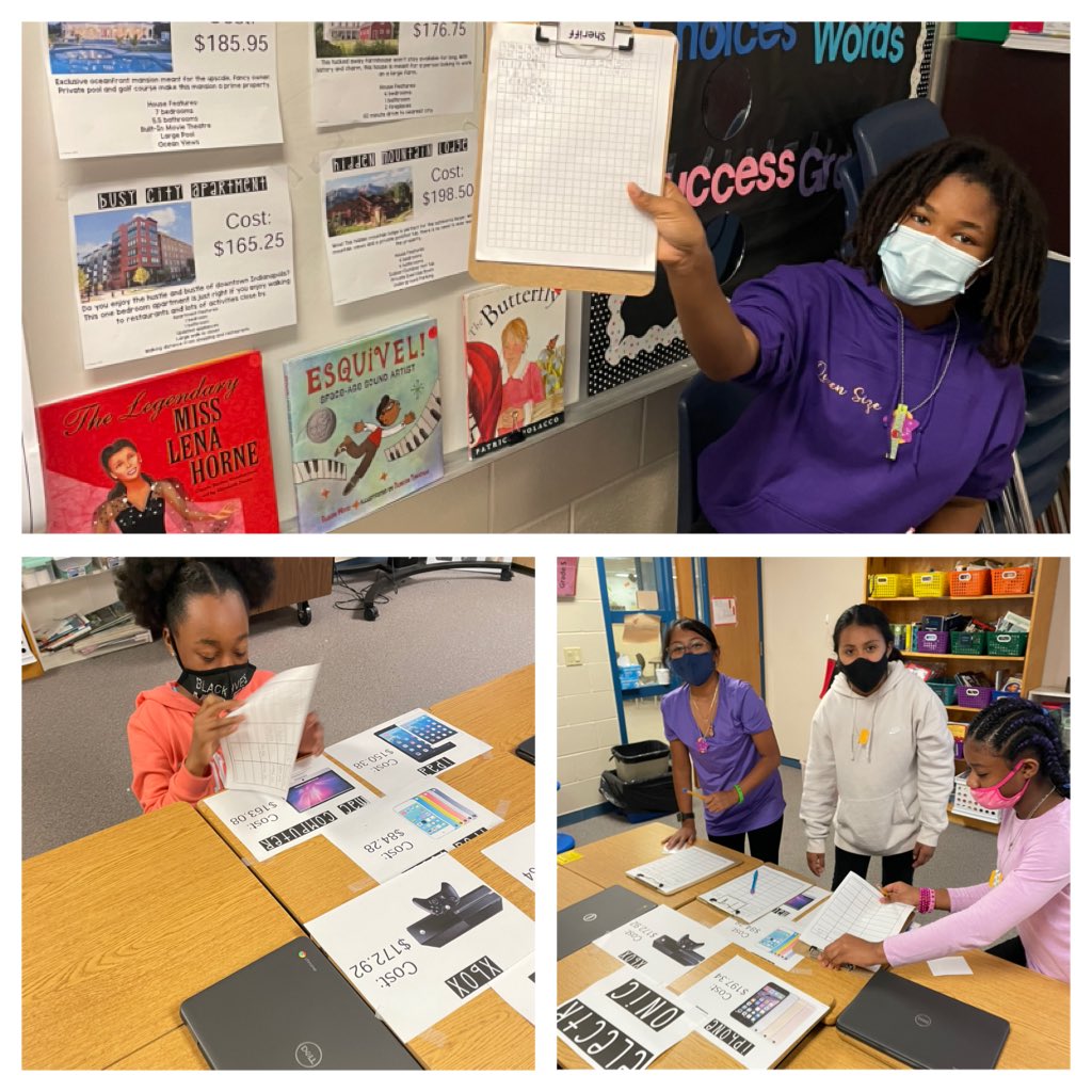 Game of Life! Adding and subtracting decimals ⁦<a href="/HumbleISD_NBE/">North Bend Elementary</a>⁩ #realworldapplication #lighttheway