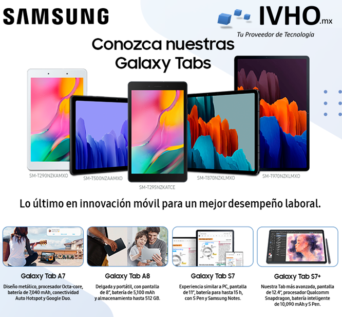 IvhoPromos's tweet photo. ¡Innovación y desempeño con Galaxy Tabs de Samsung! https://t.co/qiKzRWKG2L
