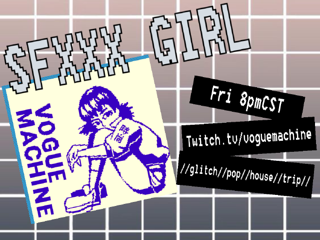 We love Fridays 🥰 
Twitch.tv/voguemachine 8pm CST.

#music #electronicmusic #dj #djset #Livestream  #streaming #twitch #housemusic #Dance #80smusic