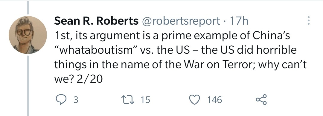 Besides projection of Western crimes of imperialism and outright terrorism apologia, the thread is filled with textbook examples of strawman arguments, like this ridiculously obvious one here. I'm not going to address every single one in his thread, as there are too many.