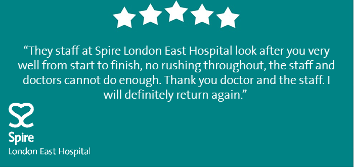 SpireLondonEast's tweet photo. #FeedbackFriday notification! Here at Spire London East, we pride ourselves on offering fast access to high-quality healthcare, from consultations and advanced diagnostics to personalised treatments and expert aftercare. To find out more, click here https://t.co/acYxIFOrPZ https://t.co/ygzs0skBOR