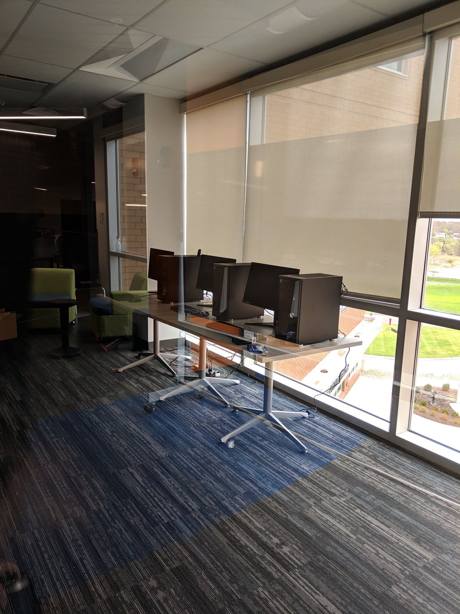 Our computer lab is coming along! Can't wait for our students to have the opportunity to compete in this space! #ourBMSA