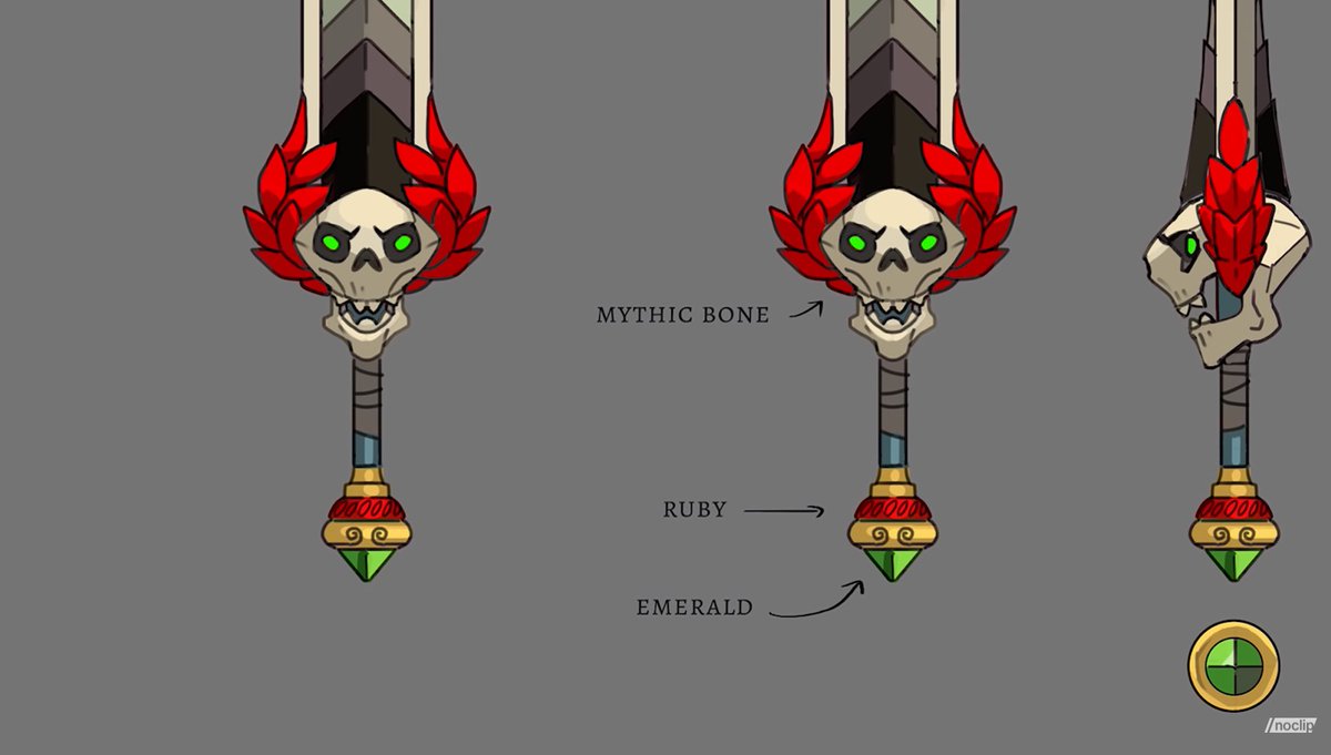 MotherMuchy2's tweet photo. Just going over the @noclipvideo art and music documentary for #Hadesgame with a fine toothed comb to collect some references
Here's some #zagreus and #stygius refs as well as the pretty in pink Elysium weapons including what looks like #theseus' weapons on the right side https://t.co/fBfqUsVhWU