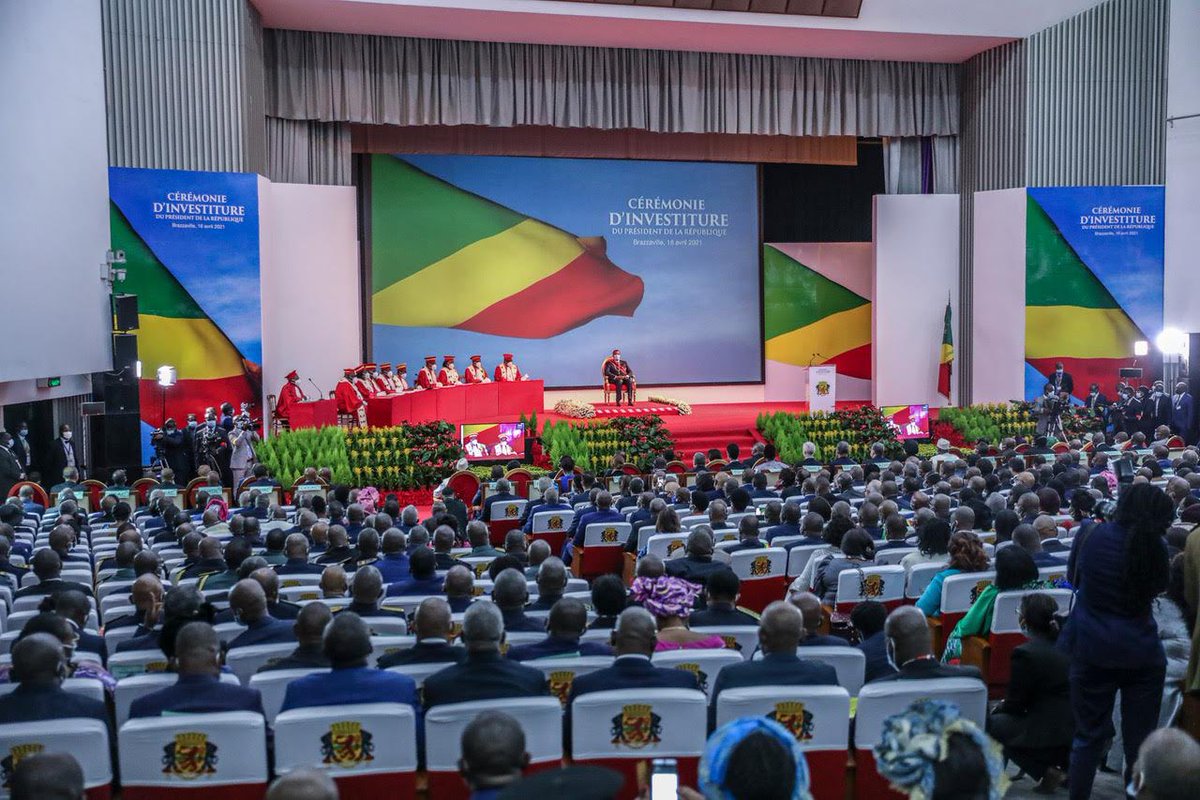 Le Président <a href="/Macky_Sall/">Macky Sall</a> a pris part ce vendredi à la cérémonie de prestation de serment de son homologue congolais @SassouCG . Un événement qui a réuni près de 20 Chefs d’Etat africains.