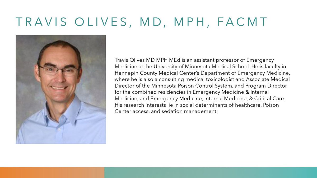 acmtmedtox's tweet photo. #2021ACMT Congratulations to 2021 FACMT inductee Travis Olives, MD, MPH, FACMT https://t.co/Iv7sCPexVT