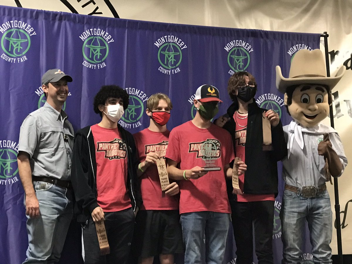 PantherRobotic2's tweet image. Congratulations to Panther Robotics for placing 3rd in the  Montgomery County AG Robotics competition..