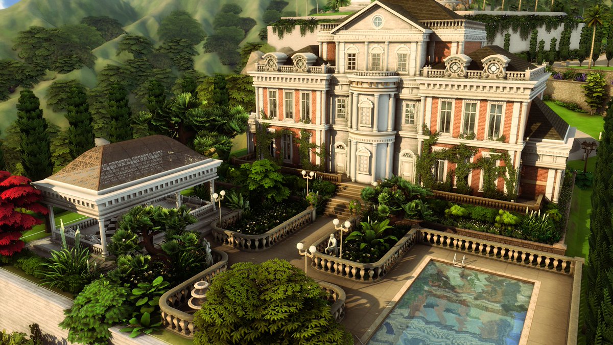 Plumbob Kingdom on Twitter "Classic Chateau The Sims 4 Speed Build