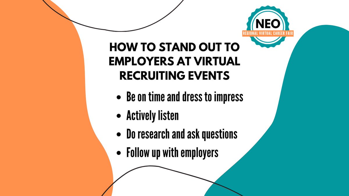 Attention Zips 🦘: Register for the Spring 2021 #NEOhio Virtual Regional #Careerfair on 4/22-4/23 on <a href="/joinHandshake/">Handshake</a>!     

LINK FOR 4/22: tinyurl.com/NEOhioCareerFa… 

LINK FOR 4/23: tinyurl.com/NEOhioCareerFa… 

Research registered employers on Handshake through the link in our bio!