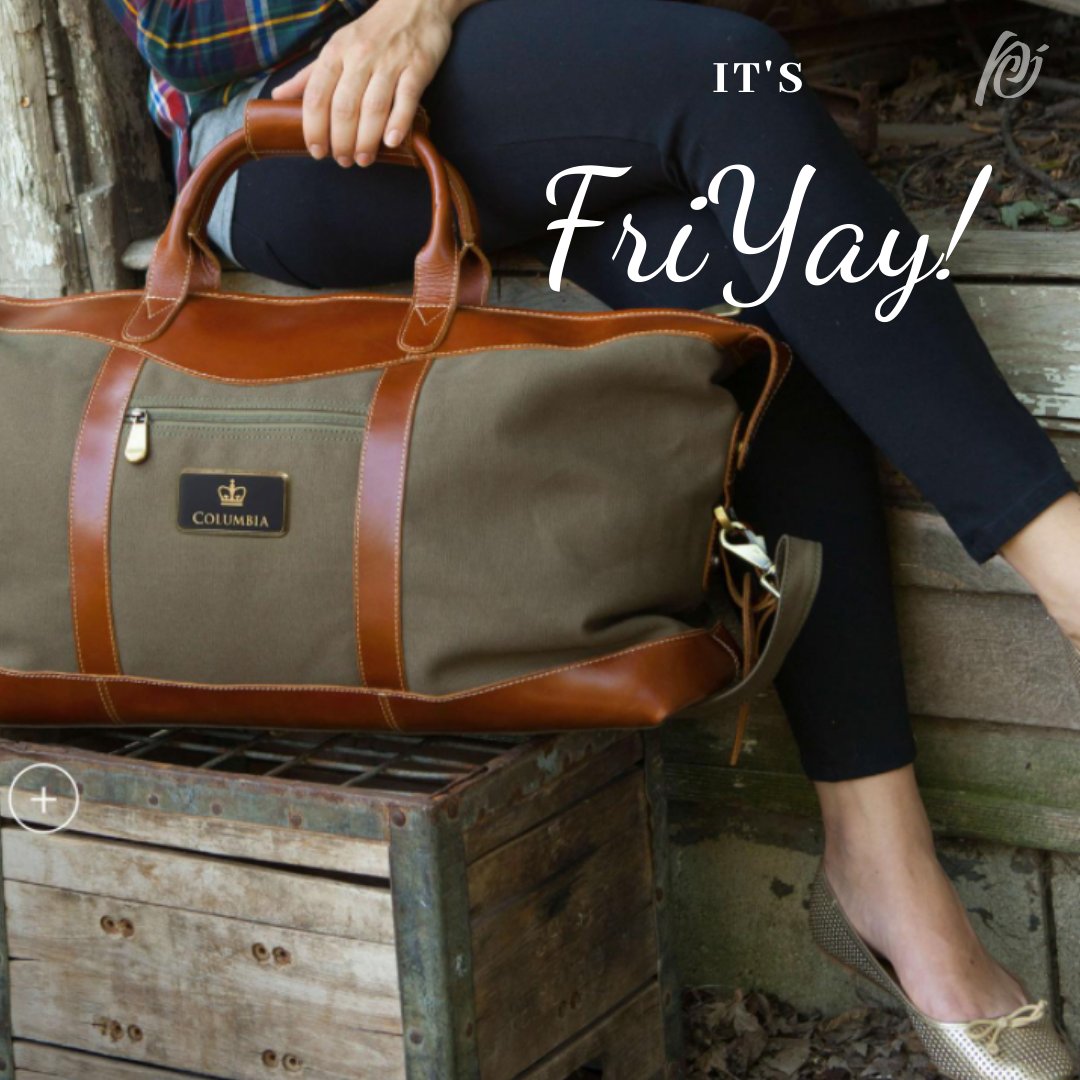 We have the perfect duffel for your best weekend vibe!

#HappyFriday
#WeekendVibe
#BrandedDuffel 
#LetYourBrandSpeak
#BrandStrategy
#EmployeeEngagement
#ClientAppreciation