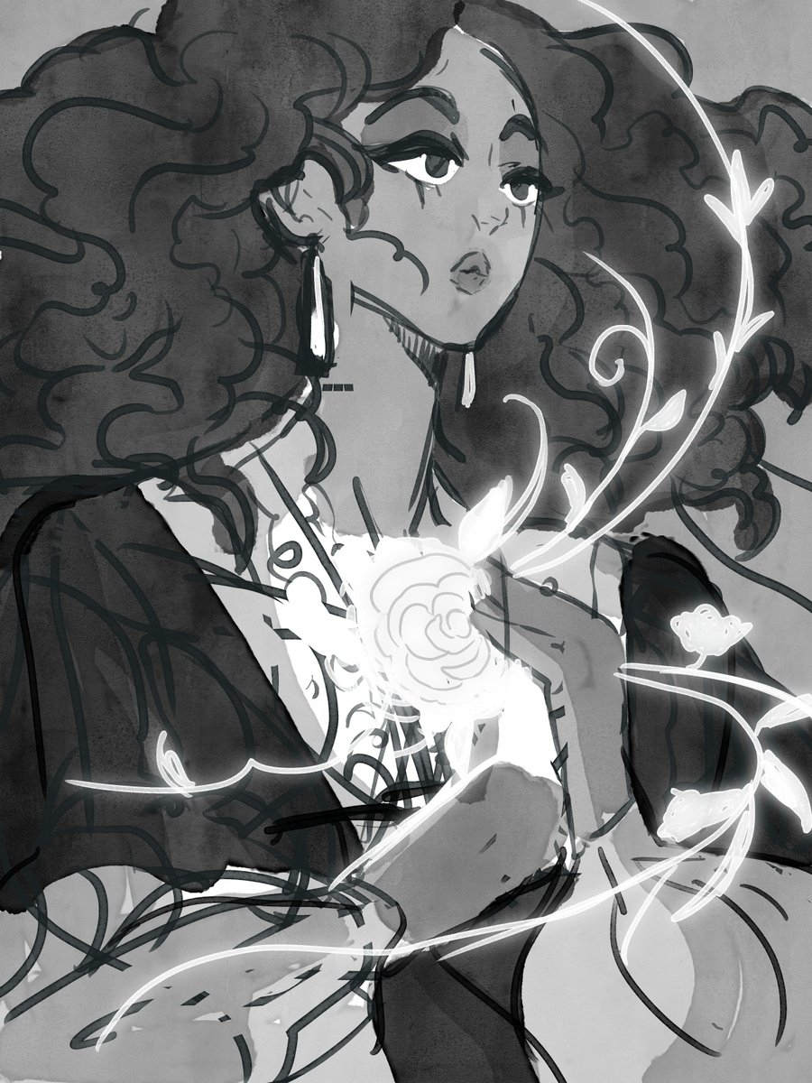 sketches for a couple upcoming pieces, featuring little bits of glowing magic ✨✨✨✨ 