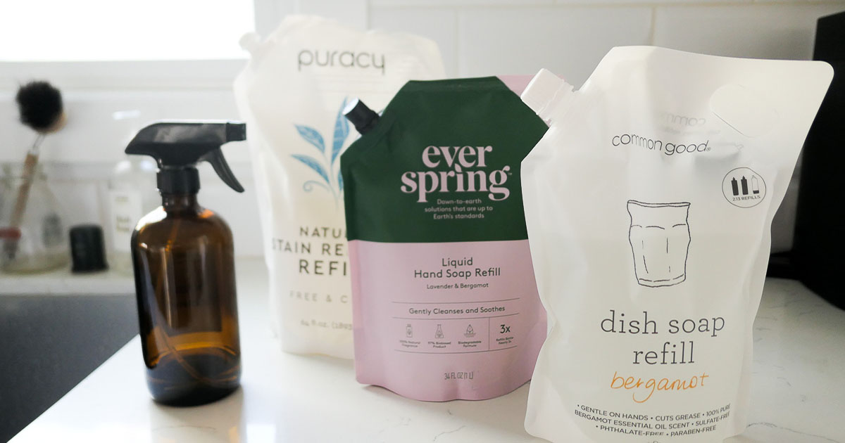 Sustainable Shopping with Refill Pouches + FAQs bit.ly/3mSt3We #EarthDay #EarthDay2021 #earthmonth #sustainableLiving #California