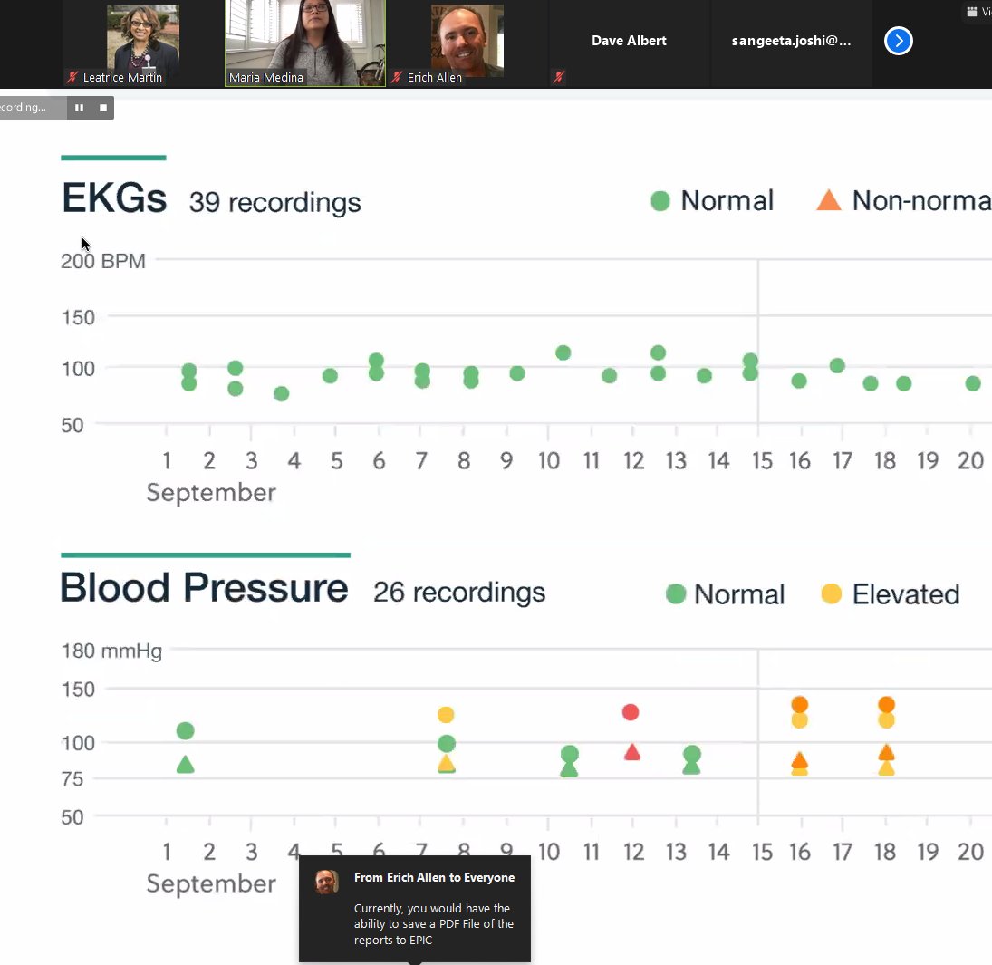 Thanks <a href="/AliveCor/">AliveCor</a> and <a href="/DrDave01/">David E. Albert, M.D</a> for providing a great presentation today addressing #wearable and #portable #EKG #technology to improve #patientengagement.  To hear this informative presentation go here: bit.ly/3v35Vrb