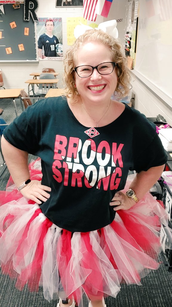CBHSRichMath's tweet photo. When it is #weareclearbrook day @ClearBrookHS and you are #thatteacher! #brookstrong 

Student today: it's not Tuesday. #tututuesday @mrsjones72812 https://t.co/x2k5th1WVS