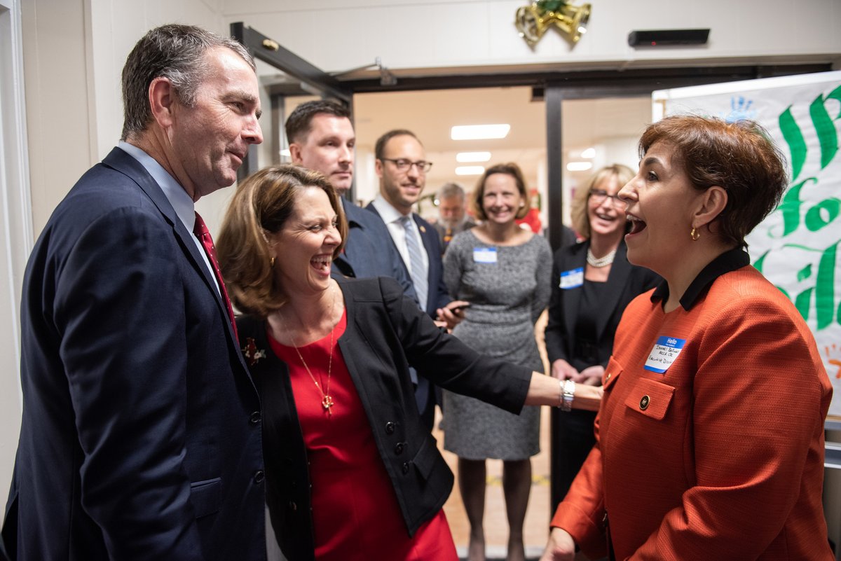 FirstLadyVA's tweet photo. In 2019 @GovernorVA and I joined Isabel Ballivian in Fairfax to announce our transformational plan for Virginia children. We're filled with hope and pride as she joins @VP to announce historic investments in early learning through the #ARP! 

Learn More: https://t.co/vBUdaNvSVr https://t.co/CXGLY6MZqd