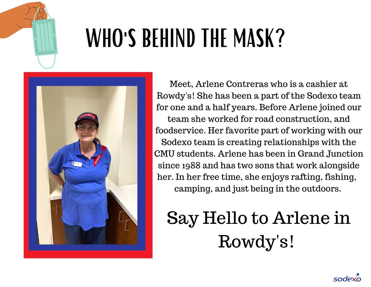 CMU Dining (@cmudining_) on Twitter photo It's Feature Friday!  Say hello to Arlene! It's Feature Friday!  Say hello to Arlene!