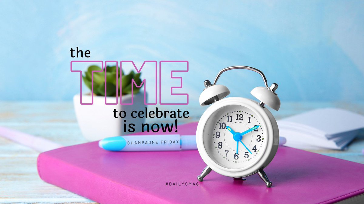 letstalksmac's tweet photo. We take time each wk to #celebrate the good things that happened over the past 7 days. We use two simple words that @ClintSwindall uses to #encourageothers to celebrate the good - #ChampagneFriday! We hope you do too. 
#cheers #celebratesuccess #businesssuccess #Dailysmac https://t.co/VxqzQcVDyY