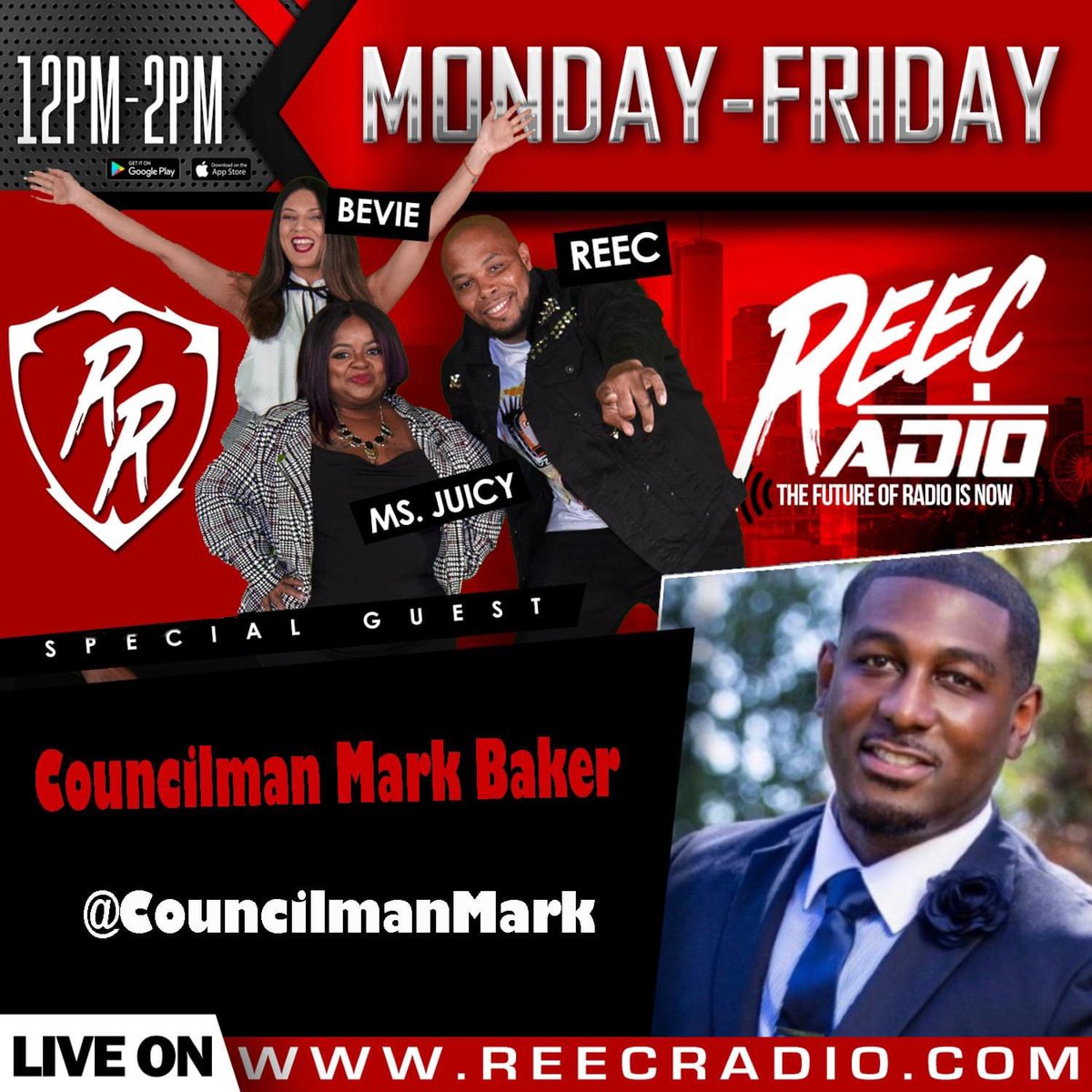 ReecSwiney's tweet photo. Today we have 3 guest in the building! Make sure you tune in! #reecradio #whoyouwit #radio #podcast #radiolife #atlanta https://t.co/a5zpq89Gz4
