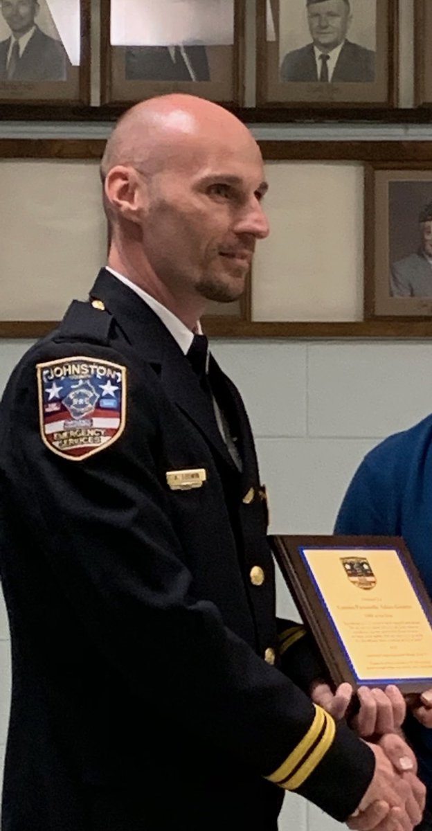 JoCoEmerServ's tweet photo. We want to congratulate Ted Hardy and Adam Godwin on both of their promotions to Assistant Chief. Chief Hardy will be assigned to EMS/Operations and Chief Godwin will be assigned to EMS/Support. We look forward to your continued contribution and leadership in our EMS division. https://t.co/lq8gVcVMWc