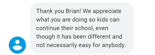 brianpyck's tweet photo. Message from a parent after congratulating one of my students for passing Algebra I Online!!! #whyilaunch https://t.co/KQZbtCXEvP