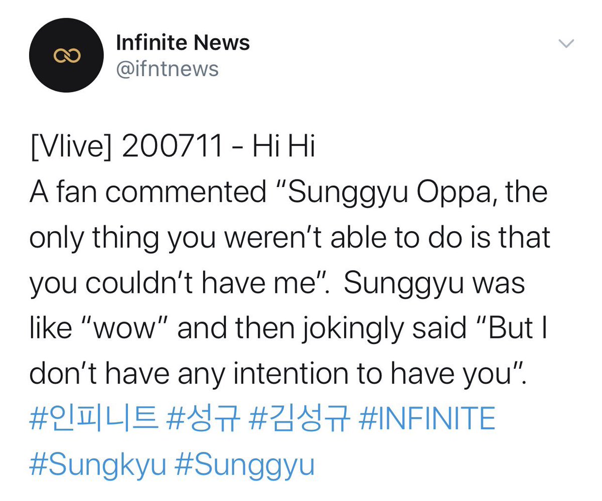 sunggyu brutally rejecting his fans