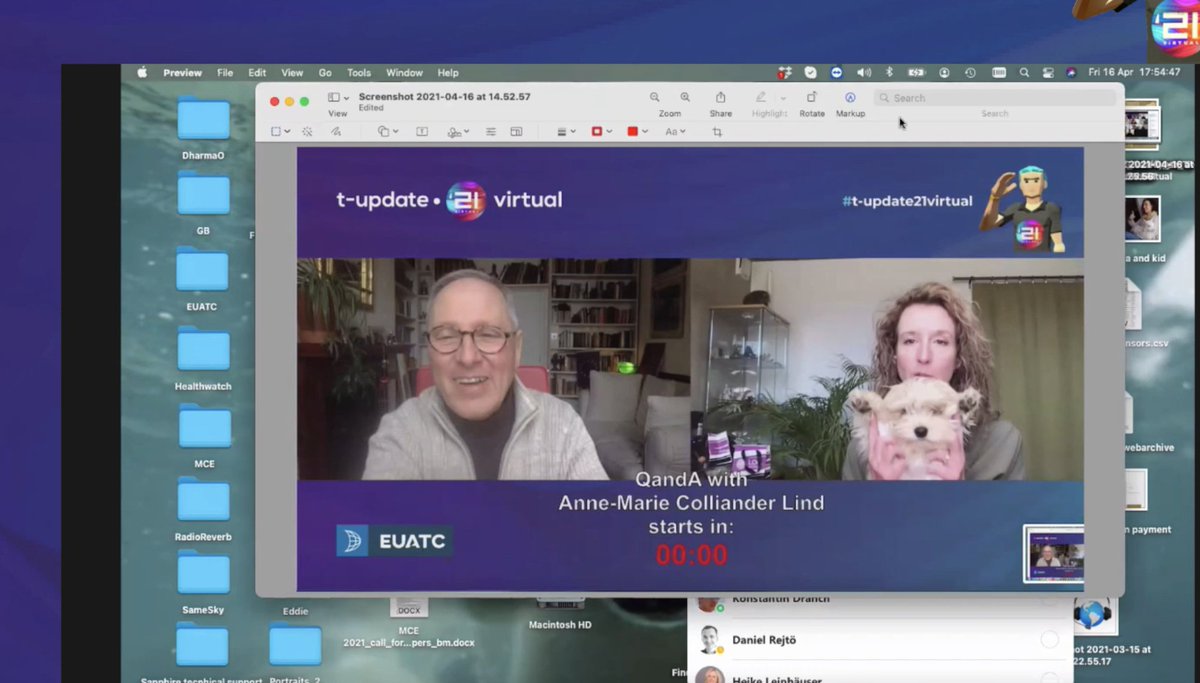 amclind's tweet photo. So you managed to make a name of yourself in the #L10N crowd now @MioMinMio6 – barking and interfering with my online presence  – you're even being mentioned in the closing remarks, shame on you 🥰🐾  #tupdate21virtual #loveyoutodeath #dogsoftwitter (donate to @TranslatorsWB) https://t.co/fndKVo3UZG