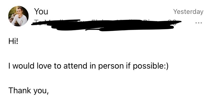 05Dylanbaker's tweet photo. To clarify this is what the email said.... embarrassed https://t.co/WvVhqDfFN5