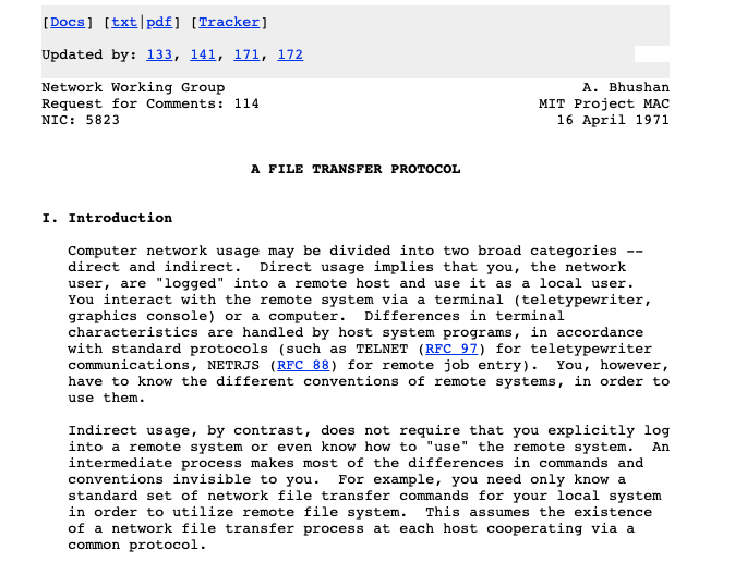 microsiervos's tweet photo. El protocolo FTP (File Transfer Protocol) cumple hoy 50 años https://t.co/Zcmo92GLtv https://t.co/786MIU4FwE