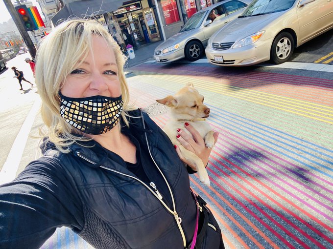4 pic. Hello castro! Wonderful afternoon with Daddy ?? @KristoferWeston #gayborhood back in my old hood