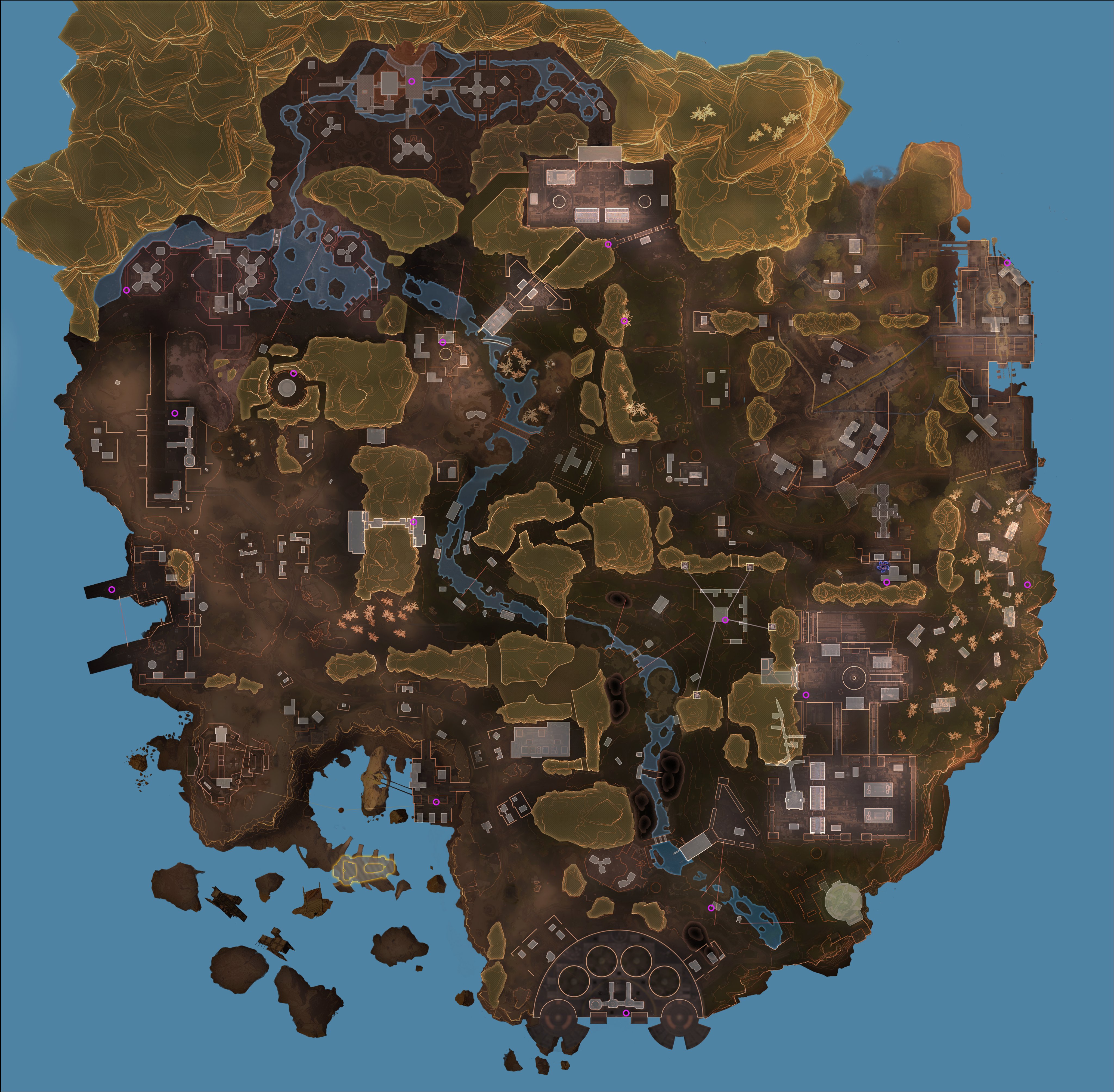 Shrugtal Corrupted Keycards Are Now Available From Lootbins And Care Packages Data Holospray Spawn Points Are Mapped Out Here For Both Maps With The Purple Circles Sorry Didn T Have