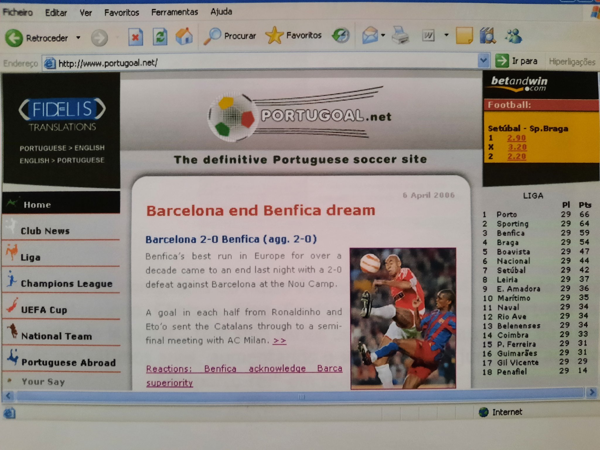 Tom Kundert On Twitter Bwin Is To Sponsor The Portuguese League For The Next 5 Years This Is A Blast From The Past Bet Win Were The Sponsors In 2006 And