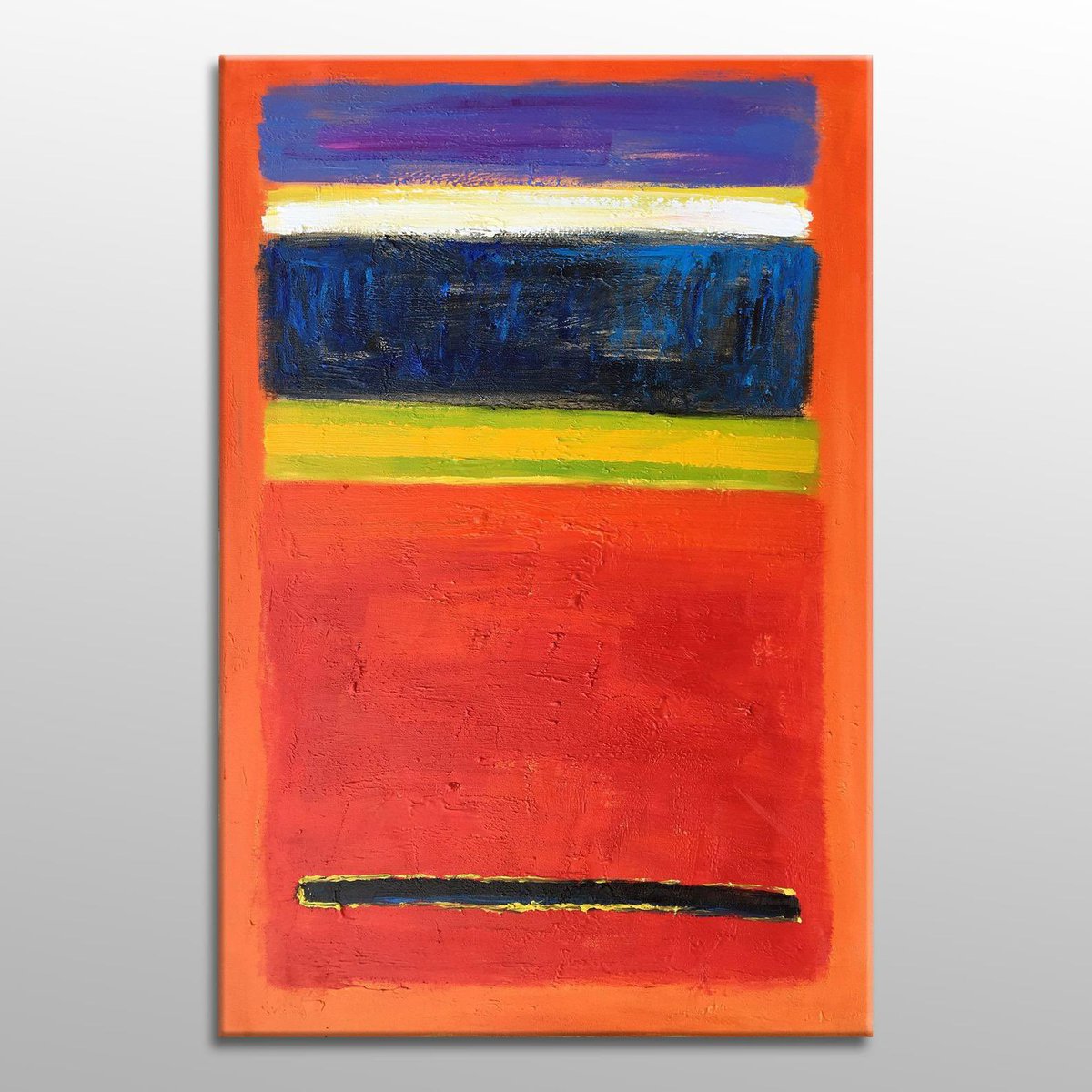 ripalextrebek's tweet photo. Blanket I made for my dad loosely based on this Rothko :) https://t.co/r9oAD5kbVk