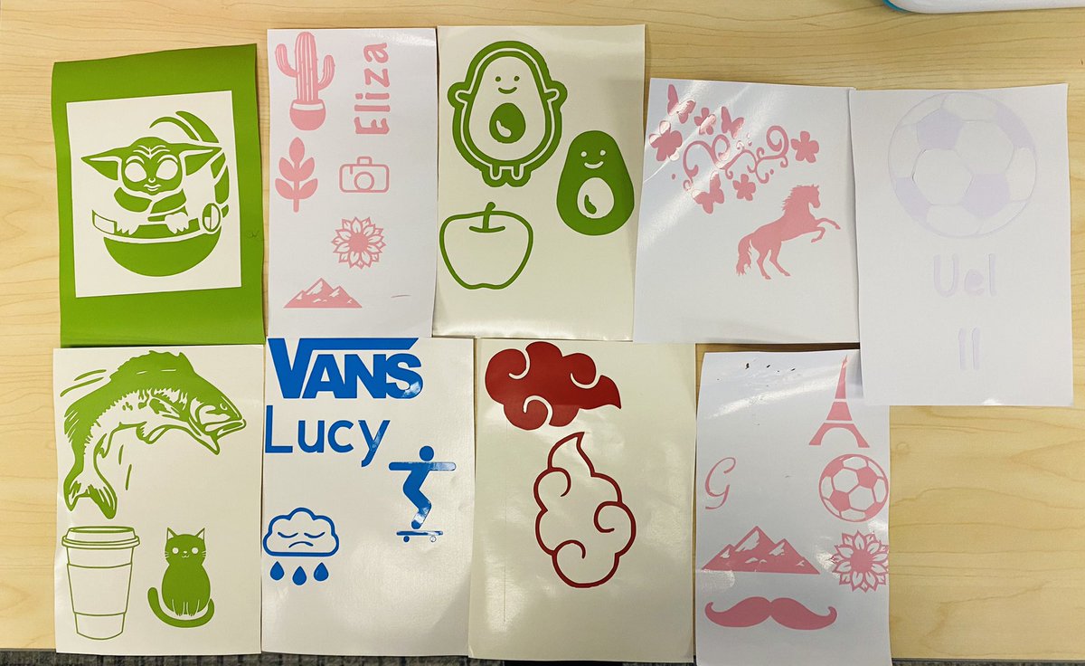 Fun getting to know these kids with sticker making. Lots of different personalities and interests!