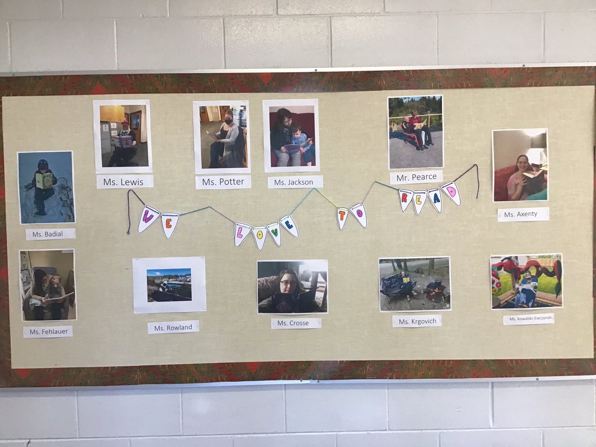 James Ardiel teachers love to read - in the snow, at the campsite, in the backyard, with our families, and in cozy spots! <a href="/JamesArdielElem/">James Ardiel</a>