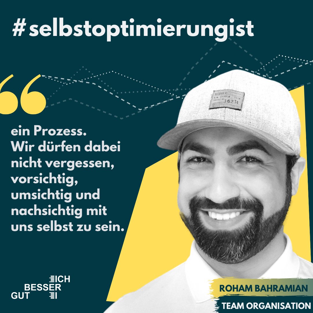 mastertagung's tweet image. #selbsoptimierungist 👇

&quot;Gut, Besser, Ich - Blickwinkel auf das Phänomen Selbstoptimierung&quot;, Onlinetagung am 17.05. via Zoom, Anmeldung über Link in Bio 🖥️
#gutbesserich
#digitalevent
#tagung
@RohamBahramian