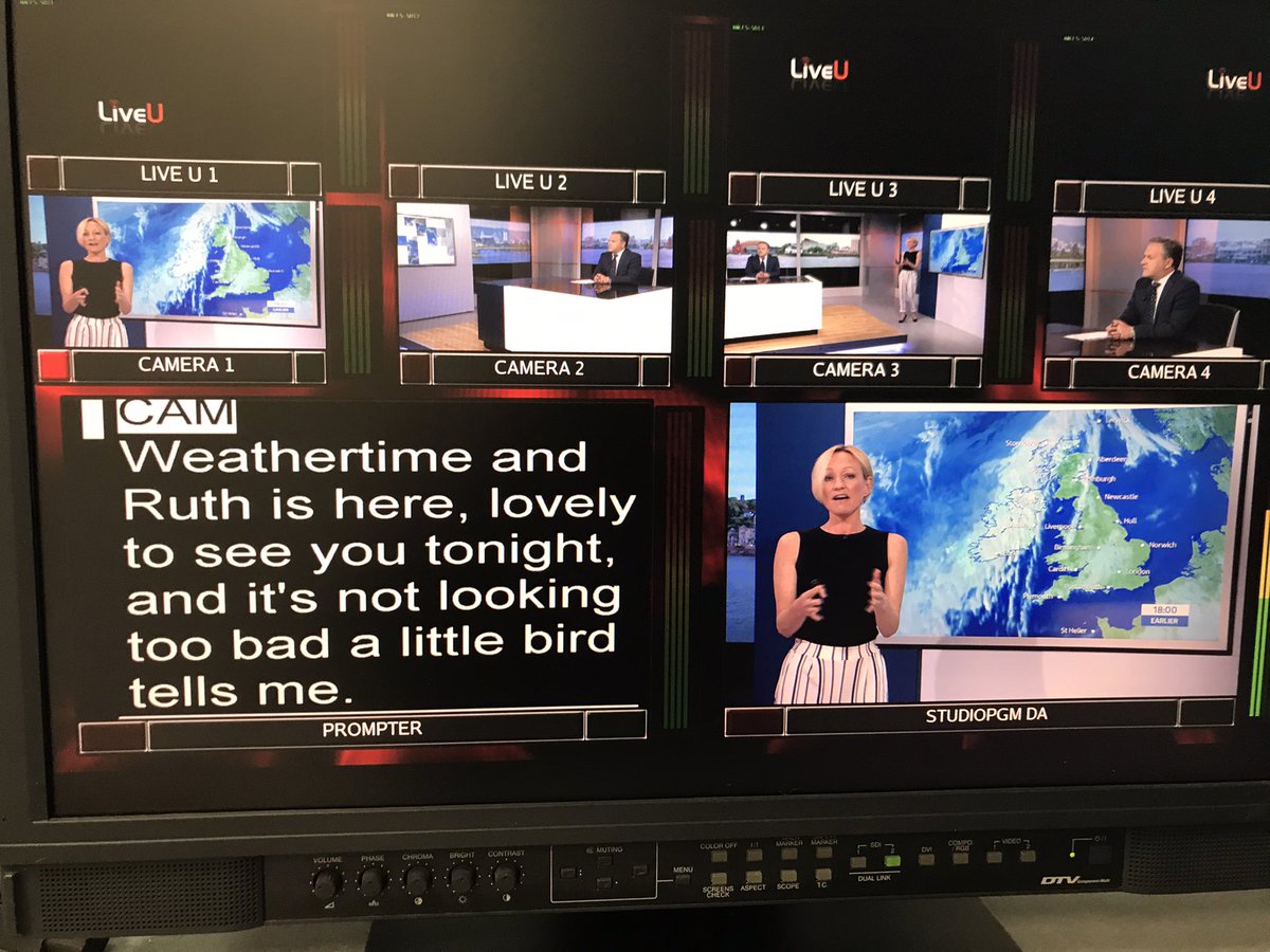 LouiseTalks's tweet photo. Cannot tell you how happy I am to have this gem in @ITVWales studio tonight #GoRuth ❤️ https://t.co/xYbPsDON8L