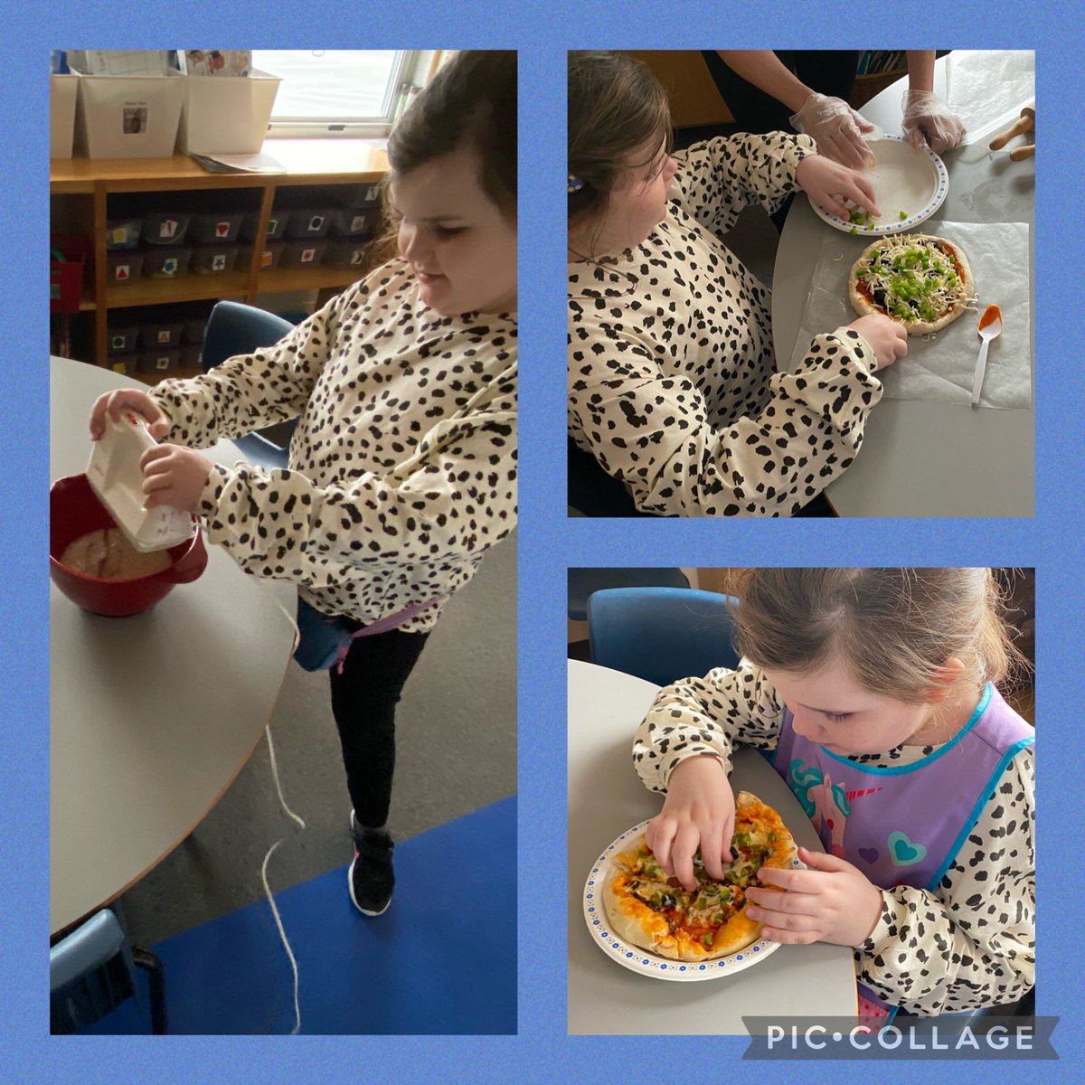 MariaFifield11's tweet image. Who knew deep learning could be this much fun! Homemade pizza from scratch today was such a great cross curricular activity! @ElizabethParkEl @howsewinsor_epe @EChurchillNL